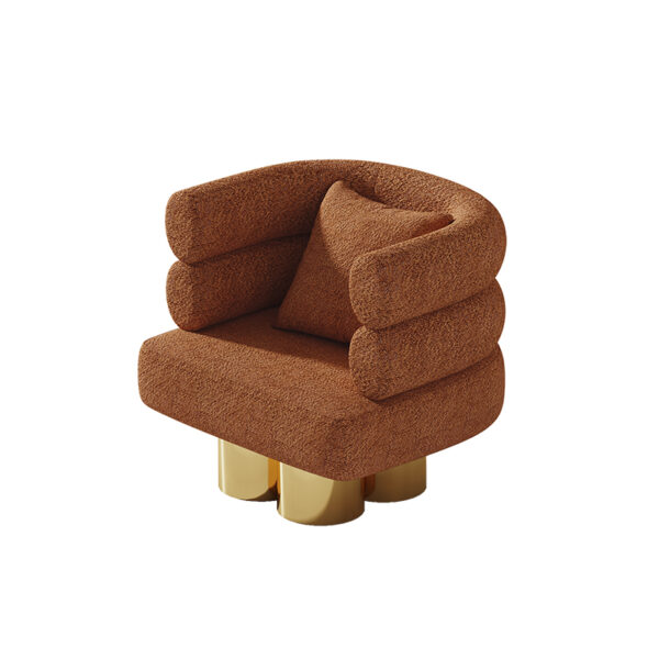 Light Luxury Lamb Wool Modern Simple Living Room Leisure Chair