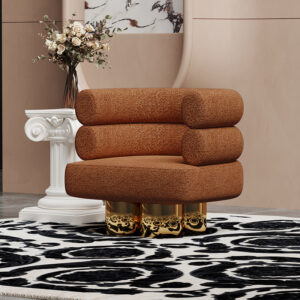 Light Luxury Lamb Wool Modern Simple Living Room Leisure Chair