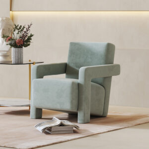 Modern Simple Lamb Fleece Single Sofa Leisure Chair