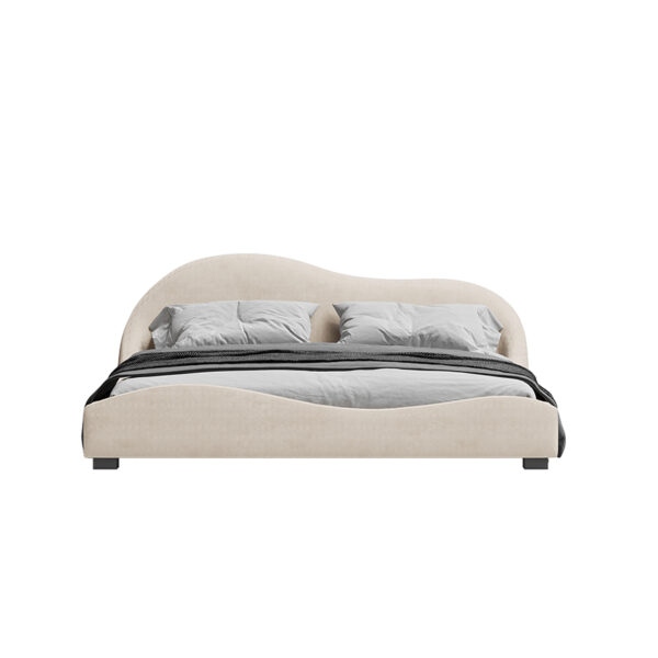 European light luxury minimalist fabric comfortable bed