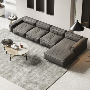 American light luxury leather super comfortable sofa