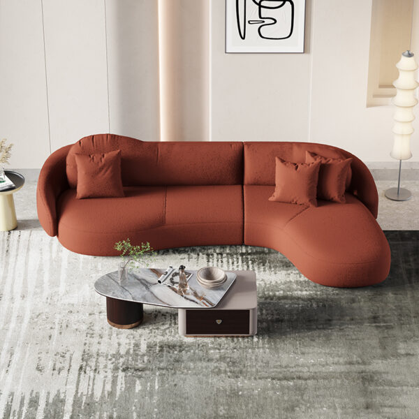 Modern Velvet Sofa Modular Sectional Living Room Sofas