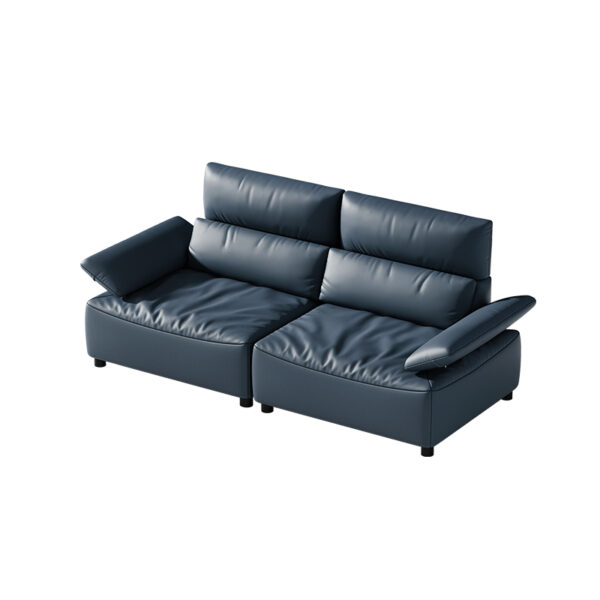 American Light Luxury High Back Leather Combination Sofa