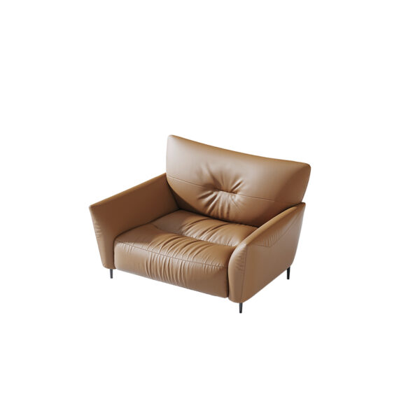 American Light Luxury Comfort Leather Sofa With Armrest