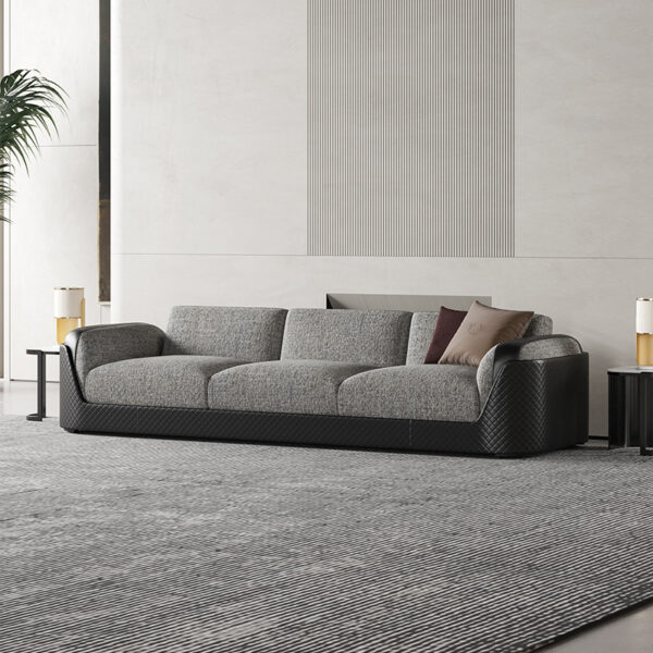 European Modern Grey Black Living Room Furniture House