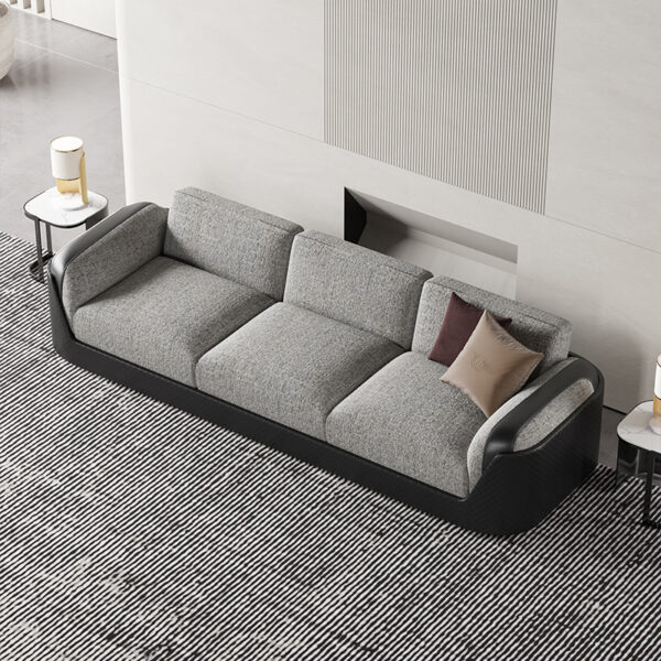 European Modern Grey Black Living Room Furniture House