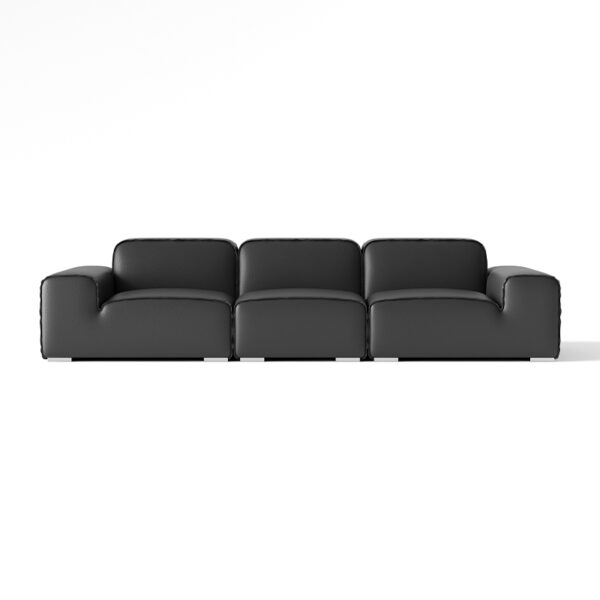 American Light Luxury Modern Business Leather Sofa