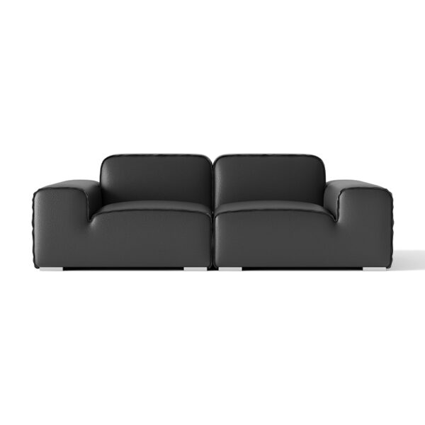 American Light Luxury Modern Business Leather Sofa