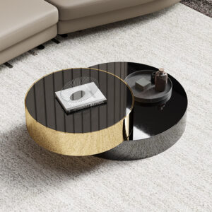 Italian Light Luxury Rotating Rotating Coffee Table