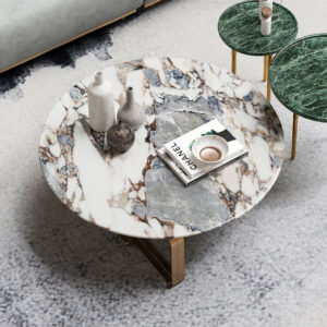 Nordic Marble Round Light Luxury Coffee Table