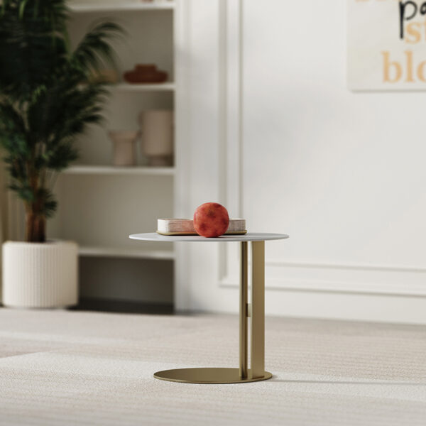 American light luxury movable small coffee table